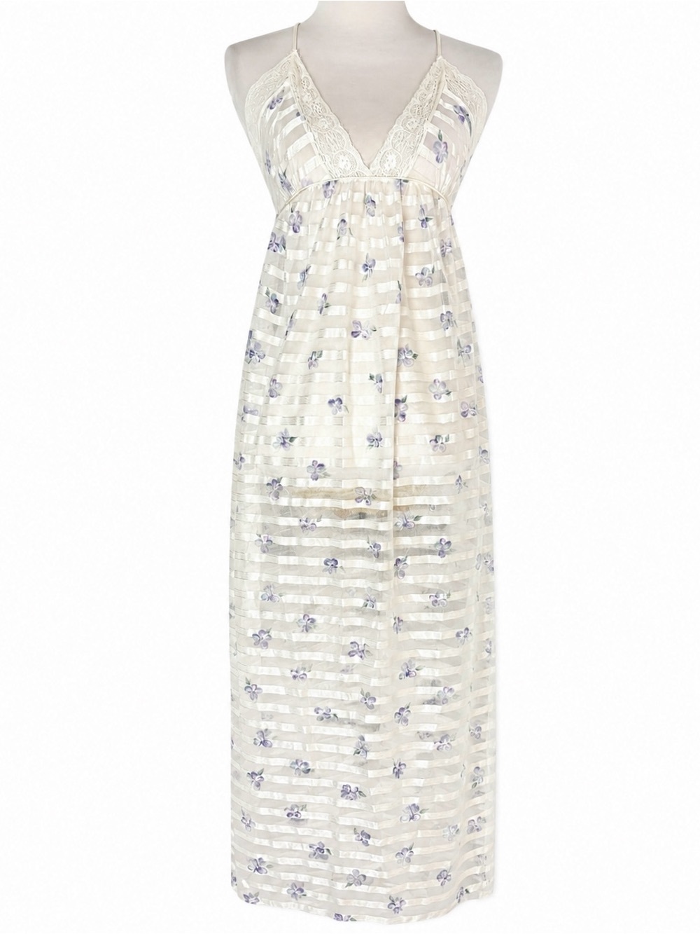 vintage Lily of France sheer nightgown/maxi dress size